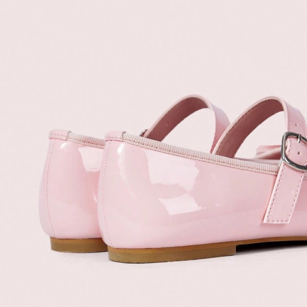 Round Toe Comfortable Pink Bow Fashionable And Elegant Women's Flat Shoes - Picture 2 of 4